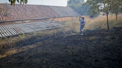 El gran incendio de Cures, en imgenes