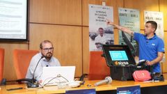 Uno de los maletines sanitarios que hay en el mercado se present� en julio del 2026 a armadores de Burela (en la foto) y de Celeiro.