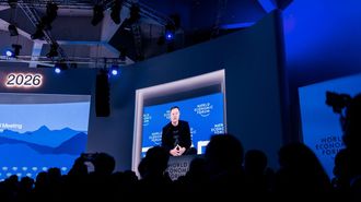 Elon Musk en Davos