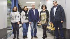 Arno Formella (en el centro) con el resto de su equipo directivo