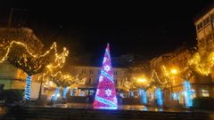 Iluminaci�n de Navidad en O Carballi�o en el 2020