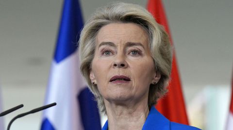 Ursula von der Leyen, en foto de archivo