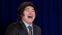 Javier Milei, en Nueva York.