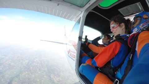 La secuencia del salto en paraca�das