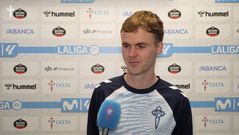 Williot Swedberg, tras el partido entre Celta y Real Madrid de este viernes.