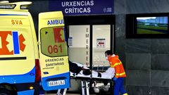 Urgencias del Hospital �lvaro Cunqueiro, de Vigo, en una imagen de archivo