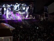 Miles de personas contemplaron en directo el mi�rcoles el espect�culo de Panorama en Esteiro.