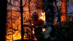 La comarca de O Condado arde