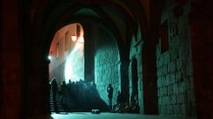 En una imagen de archivo, m�sicos actuando en el Arco de Palacio de la Catedral