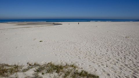 Playa de Traba, en Laxe