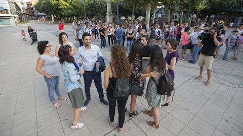 Carballo. Concentraci�n convocada por el Circulo Feminista