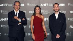 La reina Letizia clausura el Atl�ntida Film Fest junto a Javier Bardem
