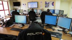 Sala de control del 091 en A Coru�a