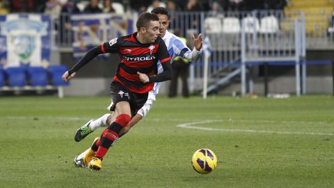 M�laga-Celta (1-1) el 19 de enero del 2013.