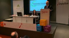 Un momento de una conferencia sobre econom�a circular organizada por ASATA