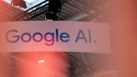 Cartel de Google y su divisi�n de Inteligencia Artificial.