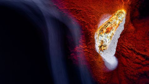 Imagen tomada sobre una abstracci�n de R�o Tinto