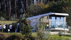 Visitamos la casa cpsula en O Grove