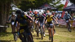 Salida de la prueba de categor�a infantil en Monte Castrove