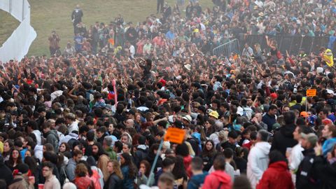 Ambiente durante el concierto de Franz Ferdinand