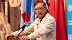El presidente de Colombia, Gustavo Petro