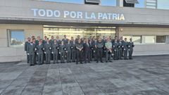 Recepci�n de los nuevos agentes en pr�cticas de la Guardia Civil en Pontevedra