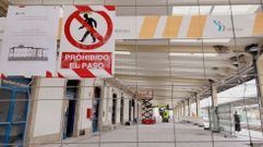 As estn las obras en la estacin ferroviaria de Monforte