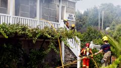 Arde una casa completamente enVilagarca