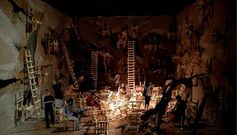 Maqueta con el �montaje especulativo� que prepar� Ana In�s Jabares Pita para �Pierrot Lunaire�, de Arnold Schoenberg.