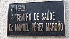 El centro de salud de Baio recibe, desde mayo, el nombre del Doctor Manuel L�pez Maro�o