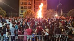 La que organiza la asociaci�n de vecinos Eduardo Pondal es la hoguera urbana que m�s asistentes congrega en Pontevedra