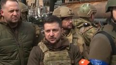 Zelenski visit� este lunes Bucha