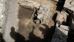 Los restos localizados en O Carme