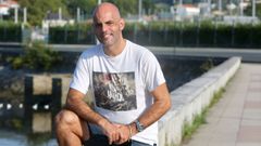 Jorge Felpeto, en el paseo de A Malata