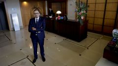 Agustn Collazos, este lunes, en el NH Collection Finisterre de A Corua, que dirige. Adems, es el presidente de Hospeco, la Asociacin Empresarial de Hospedaje de A Corua