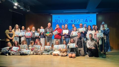 Ganadores del premio Ollo con Nigr�n del a�o pasado
