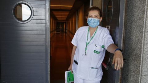 Emma Rodr�guez Corte, enfermera de urgencias y secretaria provincial del sindicato Satse