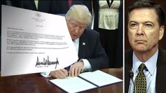 Trump cesa de manera fulminante al director del FBI