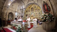 La procesin de la Guadalupe de Rianxofue suspendida por la lluvia.