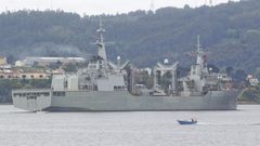 En la fotograf�a, el buque Cantabria, con base en Ferrol. 