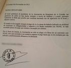 Documento que menciona la postura de Ca�ete con la SGAE.