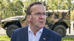 El ministro de Defensa alem�n, Boris Pistorius