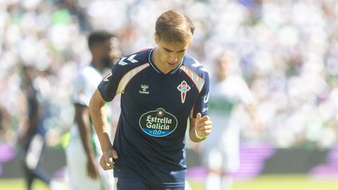 El futbolista del Celta �lvaro N��ez.