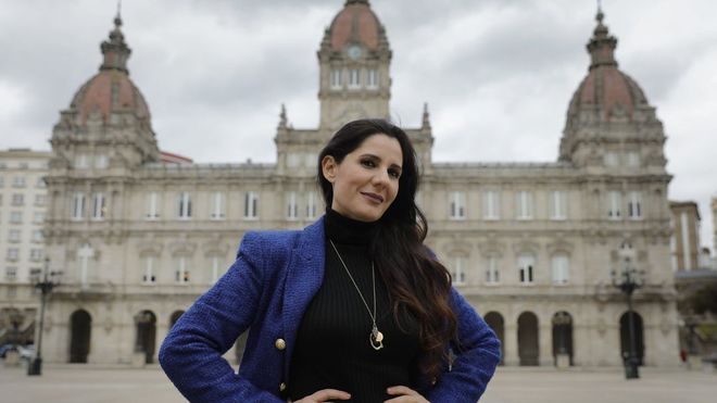 La cantante Diana Navarro en A Coru�a en una foto de archivo