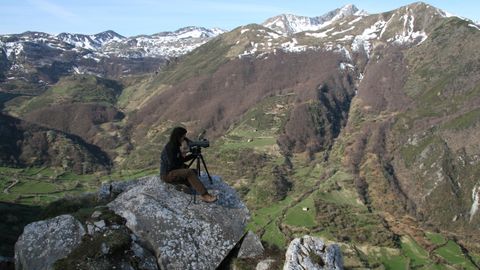 Observacion de fauna salvaje en Somiedo 