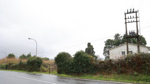 Finca que adquiri� el Concello de Abegondo para hacer viviendas para j�venes.