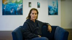 Theresa Zabell, en el hotel Carr�s Almirante, donde ofreci� una charla sobre el medio ambiente y los deportes n�uticos