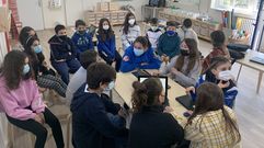 Los alumnos del CEIP de Seixo participan en la elaboraci�n del programa del 50 aniversario del centro
