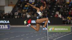 Ana Peleteiro revalid� el t�tulo de campeona de Espa�a de triple salto