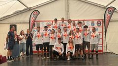 Veiga, en el centro de la imagen, se proclam� campe�n de Espa�a en la Montefaro Enduro Race.
